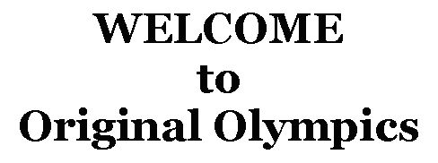 Welcome to Original Olympics